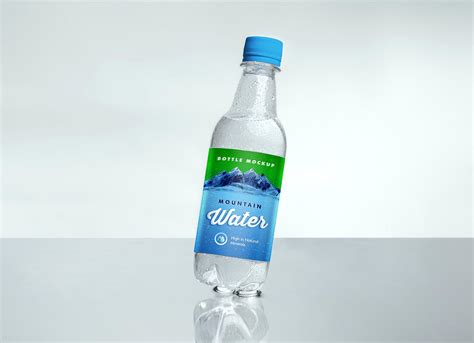 Free Drinking Water Bottle Mockup PSD - Good Mockups