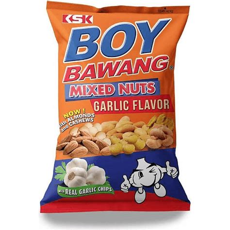 Boy Bawang Mixed Nuts Garlic Flavor | 85g | Chips & Crackers | Walter Mart