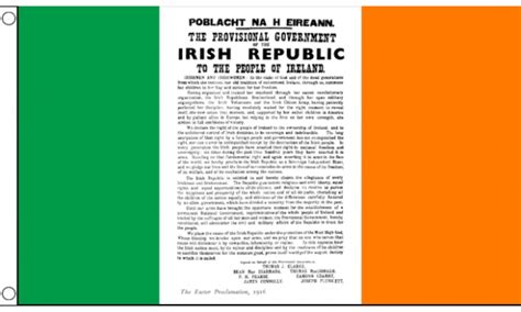 1916 Easter Proclamation Flag - FlagMan - Flagman.ie