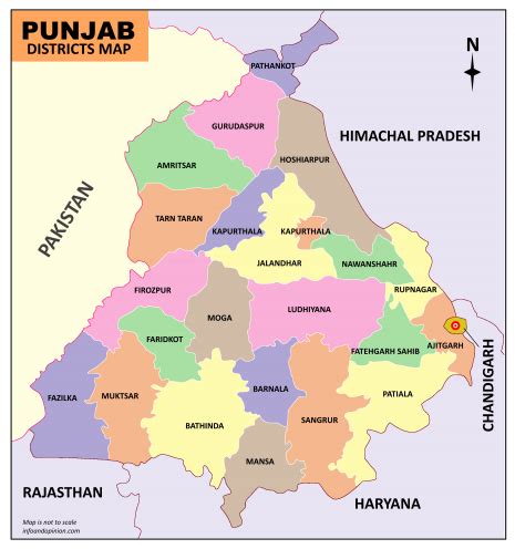 Punjab Map Download Free Map In Pdf - Infoandopinion