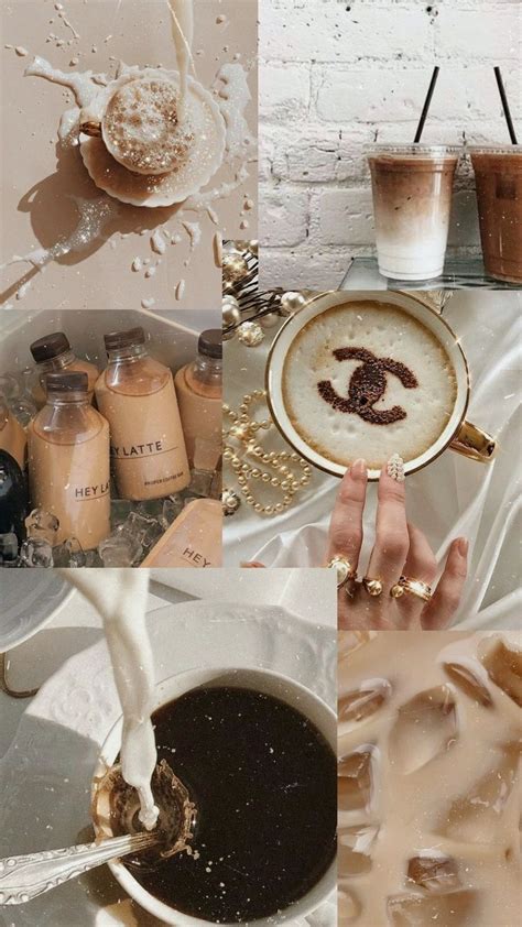 Coffee Colour Aesthetic Wallpaper