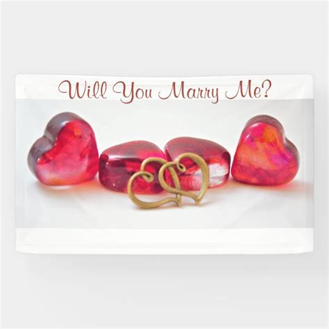 Will You Marry Me Banner | Zazzle.com