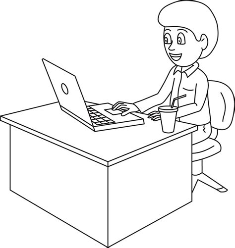 Office Clip Art Black And White