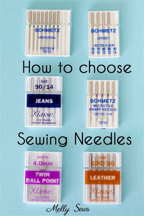 How to Choose a Sewing Machine Needle - Melly Sews