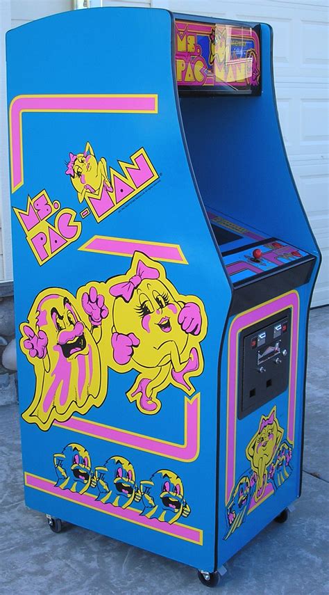 Ms. Pac-Man 3 Piece Decal Set (left, right and front) | Phoenix Arcade | #1 Source for Screen ...