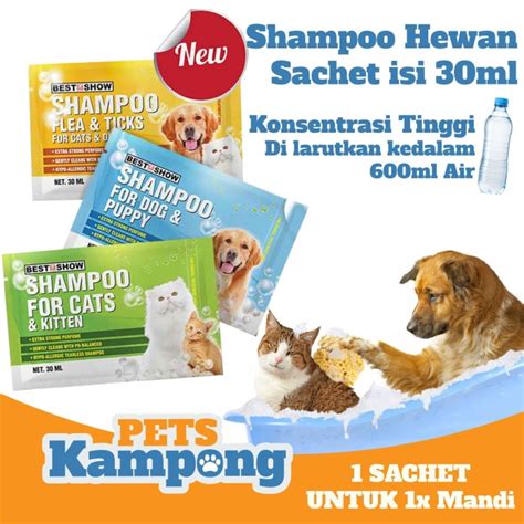 Jual Shampoo hewan anjing kucing shampoo kutu - Jakarta Utara - Pets Kampong | Tokopedia