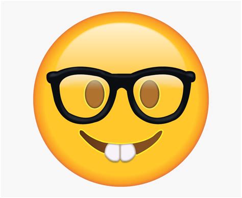 Download Nerd Emoji [free Emoji Images Png] - Nerd Face Emoji Png ...