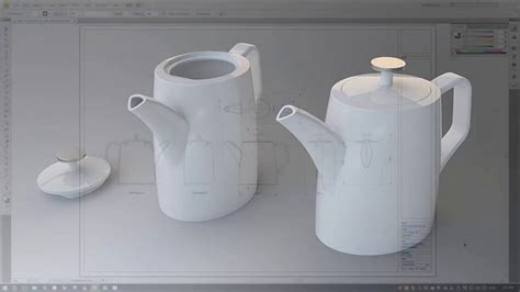 Rhino3d Tutorial - From 2D to 3D with Rhino – Coffee pot (1 of 3) - Rhino 3D