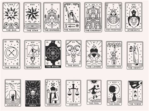 Tarot Cards Svg, Witch Tarot Svg, Major Arcana Svg, Celestial Tarot Svg ...