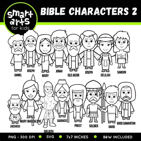 Bible Characters Clip Art 2 - Educational Clip Arts and Bible Stories