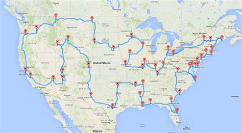 This Is the Best USA Roadtrip Plan According to Science