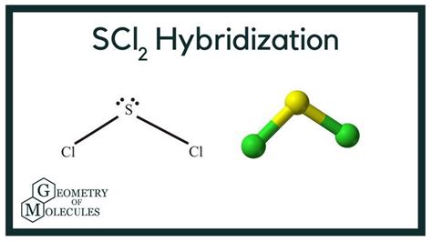 SCl2 Hybridization (Sulphur Dichloride) | Letters, Chemical formula, Molecules