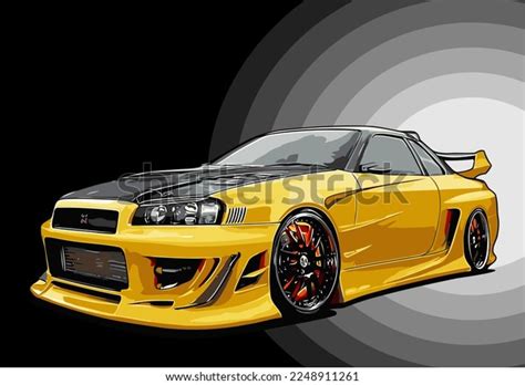 Jdm Car Vector Template Graphic Design Stock Vector (Royalty Free) 2248911261 | Shutterstock