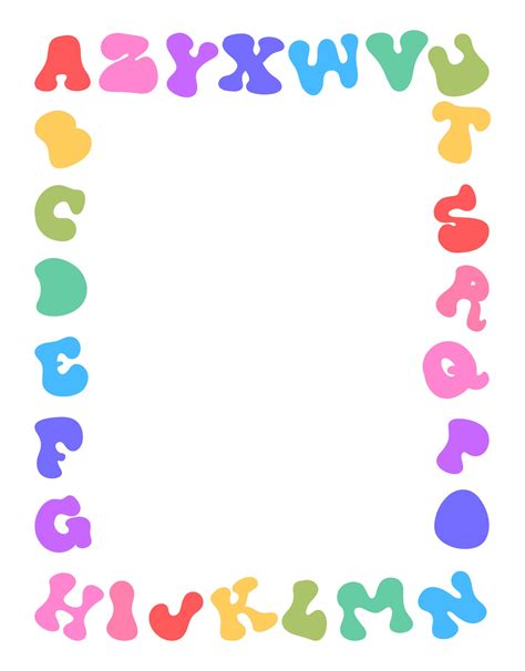 Abc clip art border