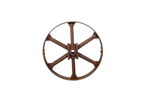 Large Metal Cart Wheel