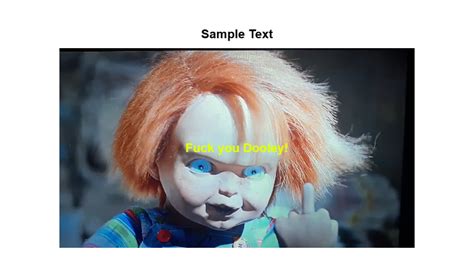 Chucky flip off Animated Gif Maker - Piñata Farms - The best meme generator and meme maker for ...