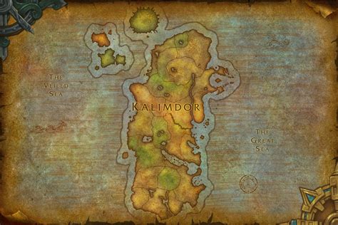 The new Kalimdor and Eastern Kingdom map : wow