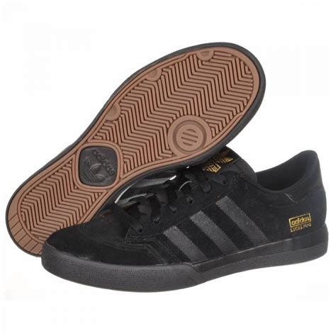 Adidas Skateboarding Adidas Skateboarding Lucas Skate Shoes - Black/Black/Metallic Gold - Adidas ...