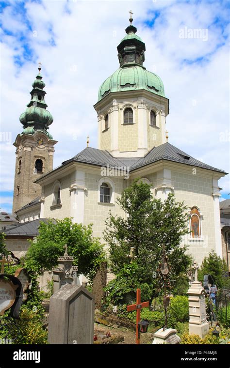 Tourist attractions on the old Salzburg Cemetery, Austria Stock Photo - Alamy