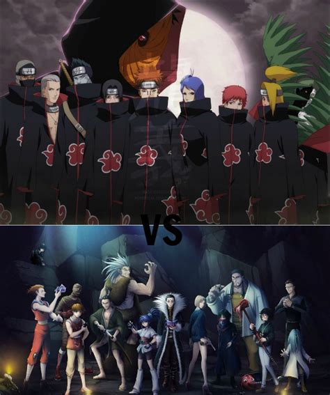 Akatsuki VS Phantom Troupe by BlackOtakuZ on DeviantArt