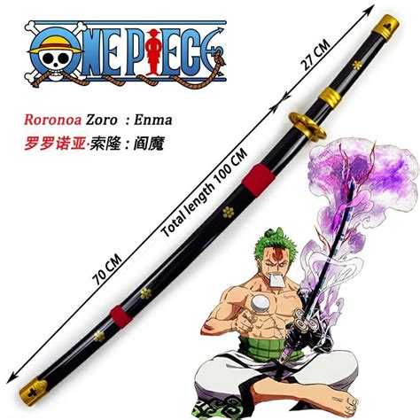 One Piece Roronoa Zoro Enma Swords ( Cosplay Wooden Sword ), Hobbies & Toys, Memorabilia ...