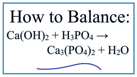 Write The Balanced Equation For Neutralization Reaction Between H3po4 ...