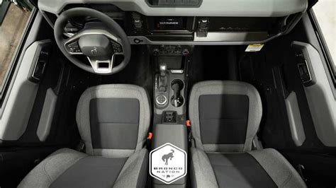 Ford Bronco Wildtrak Interior