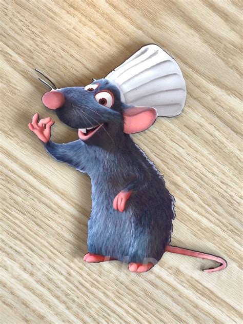 Chef Remy Rat Ratatouille little chef Disney Rat in the | Etsy