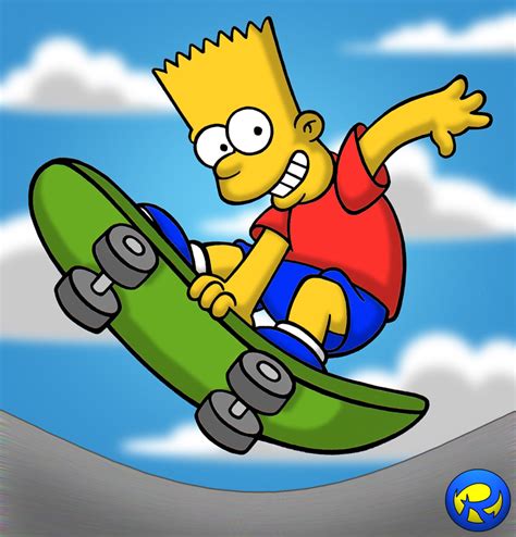 Skate Bart by rogferraz on DeviantArt