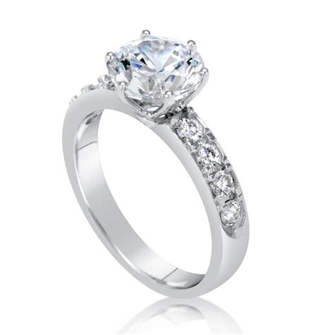 2.70 Ct Round Cut Diamond Solitaire Engagement Ring | Ara Diamonds