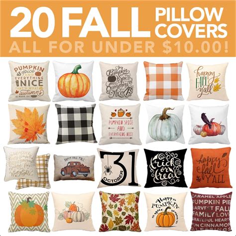 20 Fall Pillow Covers for Under $10 - How to Nest for Less™