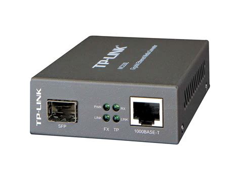 TP-LINK MC220L Gigabit Ethernet Media Converter - Newegg.com