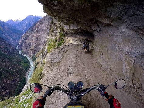 Riding on the world's most dangerous road, which is in India by RE Charanpreet Singh | Tripoto