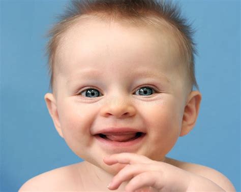 Happy baby smiling stock image. Image of child, baby - 11445531