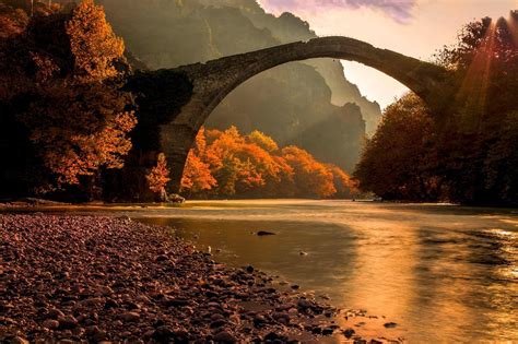 Autumn Bridge And Trees Wallpapers - Wallpaper Cave