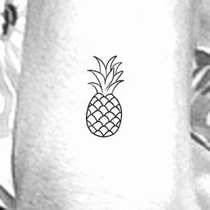 Pineapple Tattoo / Small Pineapple Tattoo / Wrist Tattoo / Arm - Etsy