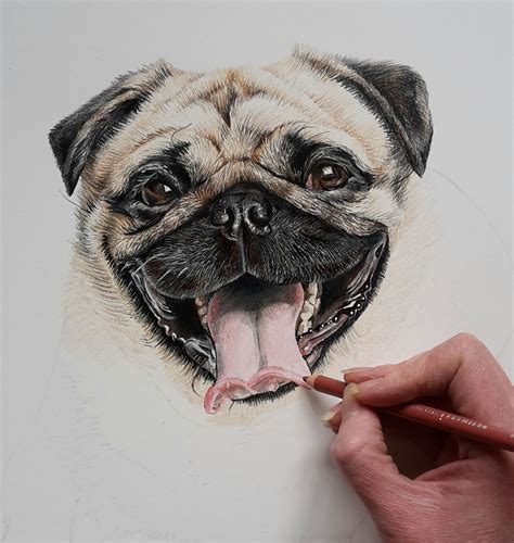 A lovely work in progress photo of Ralph Realistic Pencil Drawings, Pencil Drawing Tutorials ...