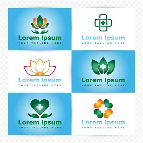 Medical And Healthcare Logo Design Elements 179923 Vector Art at Vecteezy