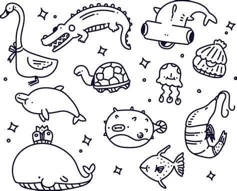 How To Draw A Ocean Animals