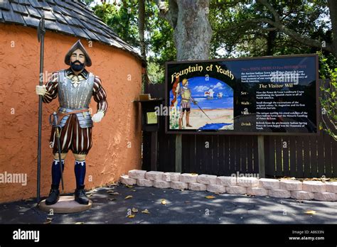 Ponce de leon fountain of youth hi-res stock photography and images - Alamy