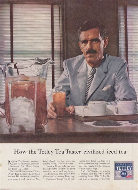 How the Tetley Tea Taster civilized iced tea ad 1958