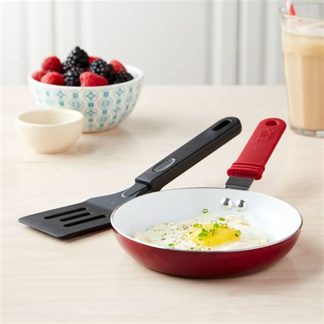 Tasty 6" Non-Stick Aluminum Mini Fry Pan with Silicone Spatula, 2 Piece - Walmart.com - Walmart.com