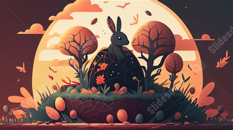 Easter Bunny Egg Powerpoint Background For Free Download - Slidesdocs