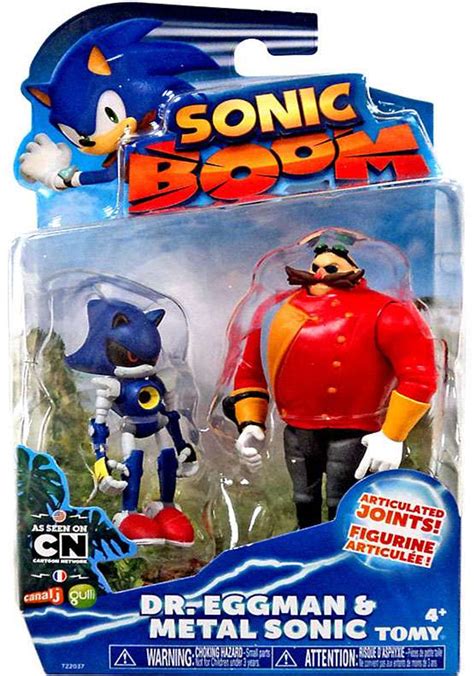 Sonic The Hedgehog Sonic Boom Metal Sonic Eggman 3 Action Figure 2-Pack TOMY - ToyWiz