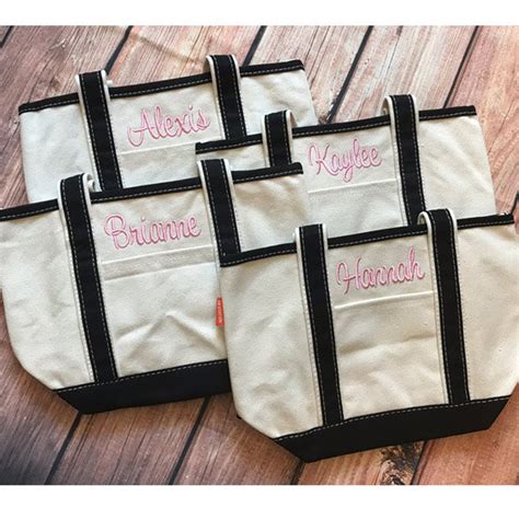 Monogram Canvas Tote Bag SMALL Monogram Tote Bag - Etsy