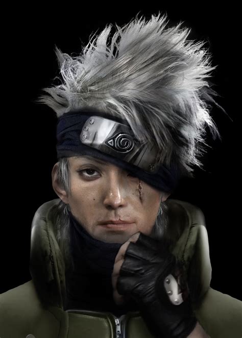 ArtStation - Unmasked Kakashi real life