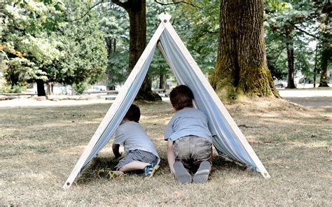 DIY A Frame Tent: How To Make A Kids A Frame Tent | Dunn DIY