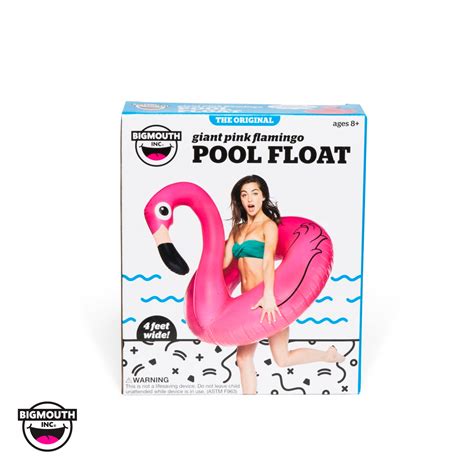 Giant Pink Flamingo Pool Float