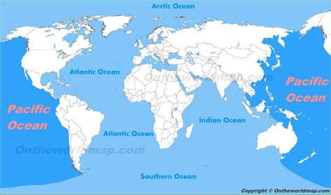 World Map Pacific Ocean Choice Image - Word Map Images And Download