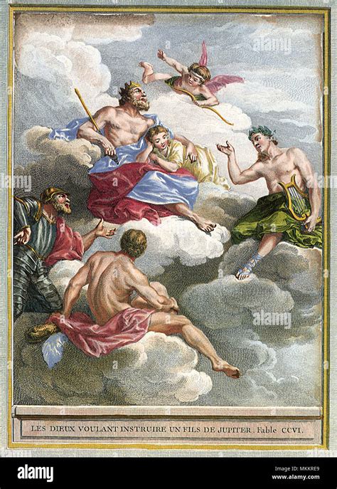 Gods Teach Zeus' Son Stock Photo - Alamy